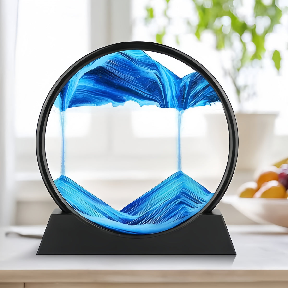 Flowing 3D Sandscape Glass
